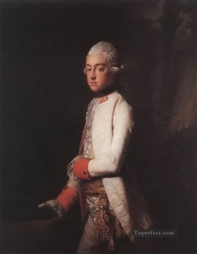 アラン・ラムゼイ Painting - ジョージ・アウグストゥス・フォン・メクレンブルク・ストレリッツ王子 アラン・ラムゼイの肖像画 古典主義